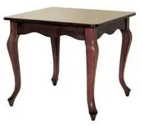 Beistelltisch-Klassiker-Nussbaum-Kirsche<br />quadratisch