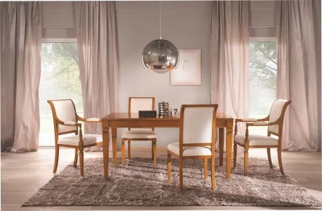 Esszimmer Möbel "Villa Borghese" kaufen Kirsche und Nussbaum Massivholz