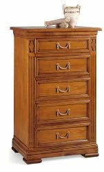 SELVA Hochkommode Kirschbaum