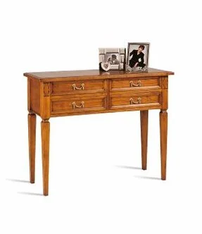 Villa-Borghese Konsolentisch mit Schubladen-klassisch-Kirsche