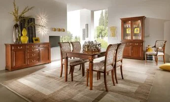 Esszimmer Villa Borghese in Kirsche antik in guten Proportionen Esszimmer Villa Borghese in Kirsche antik in guten Proportionen