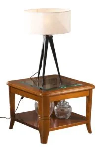 Beistelltisch Kirschbaum quadratisch<br />60 x 60 cm