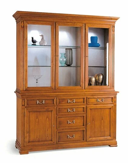 italienischer Buffetschrank-Villa Borghese in Kirsche antik Breite: 172 cm