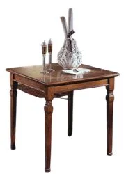 Beistelltisch quadratisch Kirschbaum-original aus Italien<br />66 x 66 cm