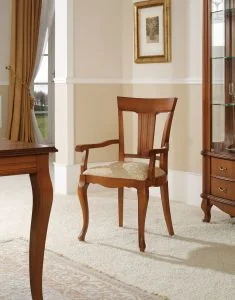 Polstersessel mit Armlehne Speisezimmer Kirschbaum