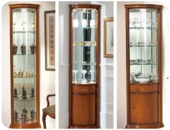 italienische Vitrinen Kirschbaum-ITER