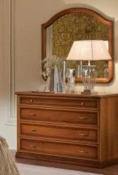 Nussbaum-Schubladenkommode-Italien