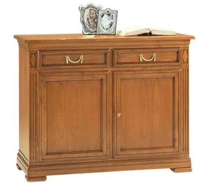 Selva-Kommode-zweitürig-Villa Borghese-7380 Kirschbaum und Nussbaumfarbtöne lieferbar