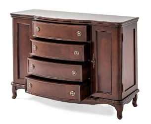 Kommode in Nussbaum-Massivholz-auch Kirsche lieferbar