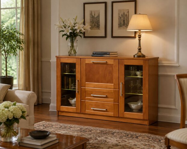 Sideboard massiv Holz Kirschbaum Sideboard massiv Holz Kirschbaum Breite. 160-220 cm