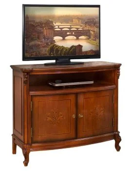 klassischer TV-Schrank, in Kirsch-Nussbaum lieferbar