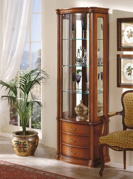 Vitrinenschrank aus Kirschholz Vitrinenschrank aus Kirschholz Breite 64 cm